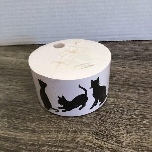 Vtg Black Cat Silhouette Notepad - Picture 2 of 10